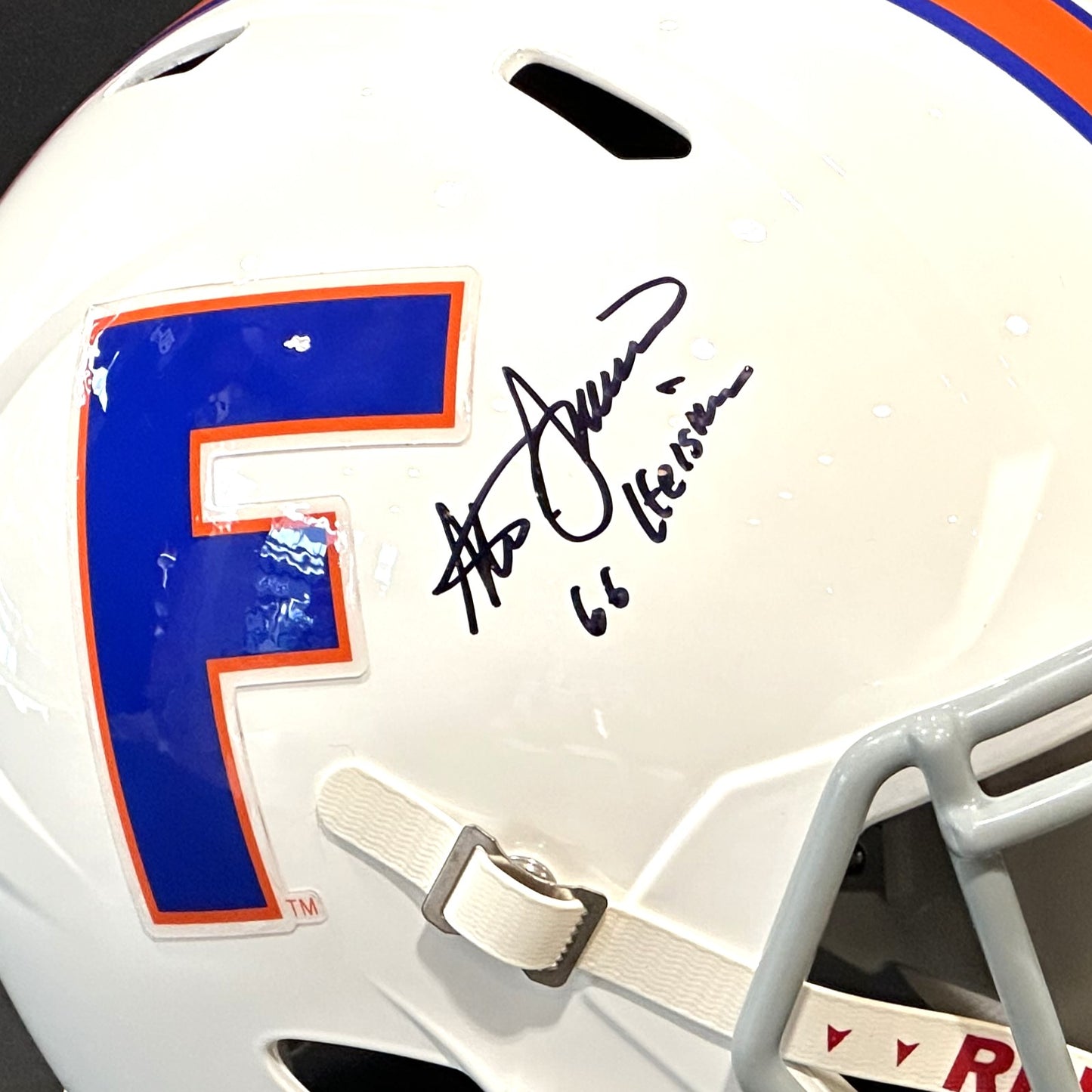 Steve Spurrier Autographed Florida Gators (Throwback) Deluxe Replica Helmet w/ "66 Heisman"