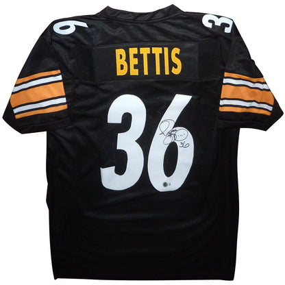 Jerome Bettis Autographed Pittsburgh Steelers (Black #36) Jersey - Beckett