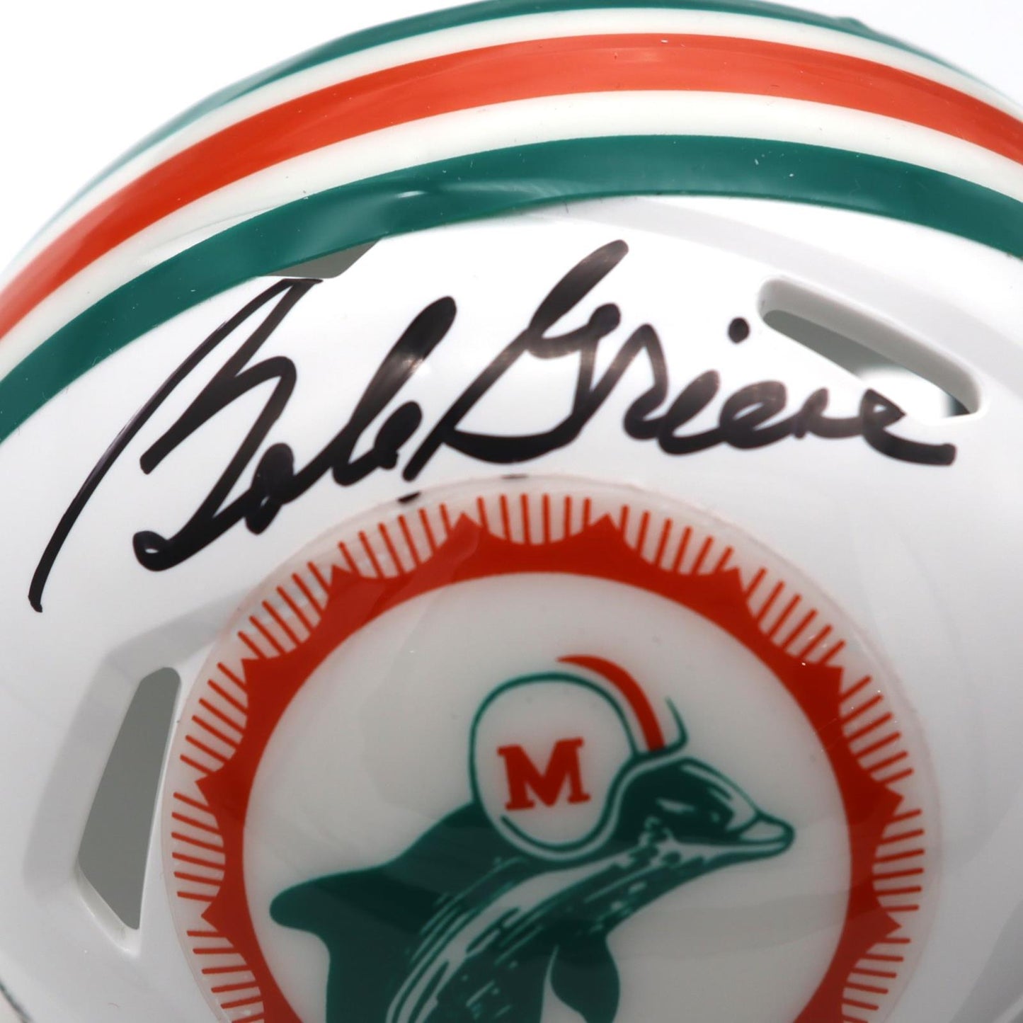 Bob Griese Autographed Miami Dolphins (Throwback 1972) Mini Helmet - JSA