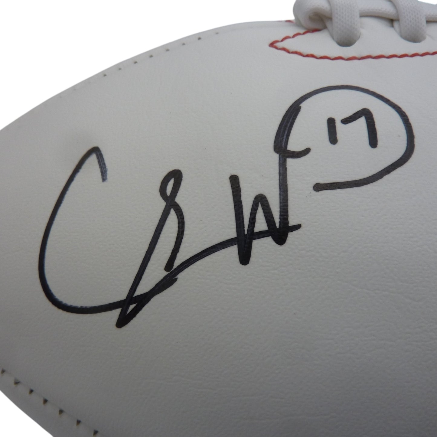 Charlie Ward Autographed Florida State FSU Seminoles Logo Football w/ "93 Heisman Champs"