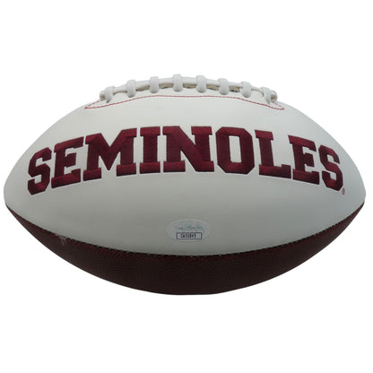 Charlie Ward Autographed Florida State FSU Seminoles Logo Football w/ "93 Heisman Champs"