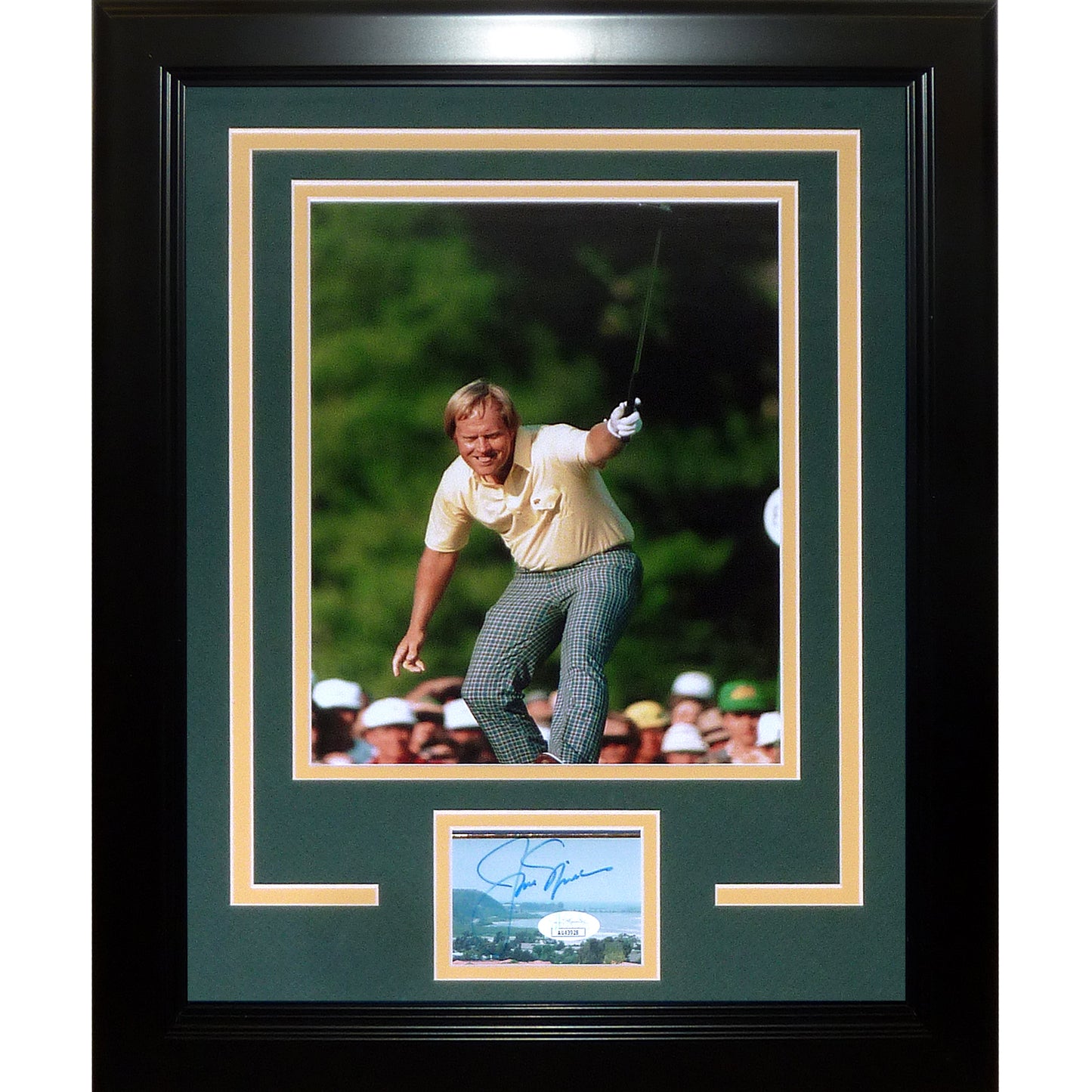 Jack Nicklaus Autographed 6-Time Masters Champion Photo "Signature Series" Frame - JSA