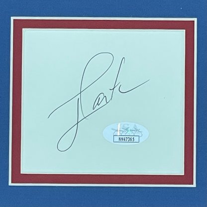 President Jimmy Carter Autographed "Signature Series" Frame