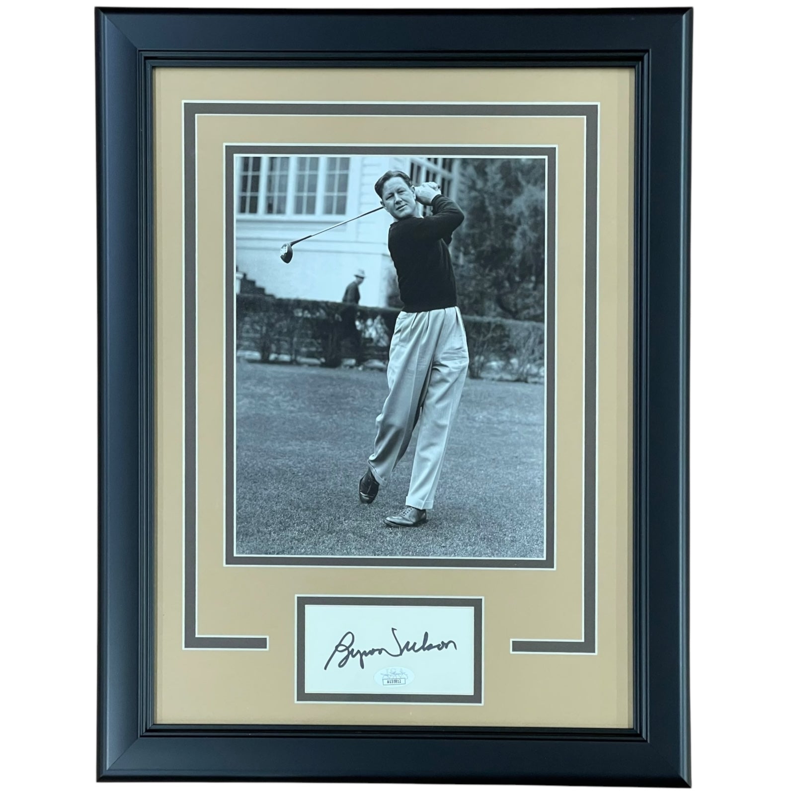 Byron Nelson Autographed Golf Action 