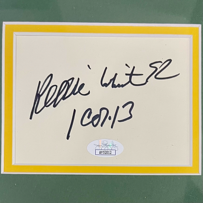 Reggie White Autographed Green Bay Packers (Hall of Fame) Deluxe Framed Tribute Piece - JSA