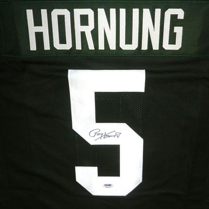 Paul Hornung Autographed Green Bay Packers (Green #5) Custom Jersey - JSA