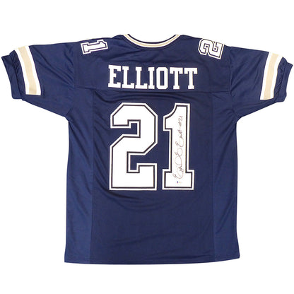 Ezekiel Elliott Autographed Dallas Cowboys Custom Jersey