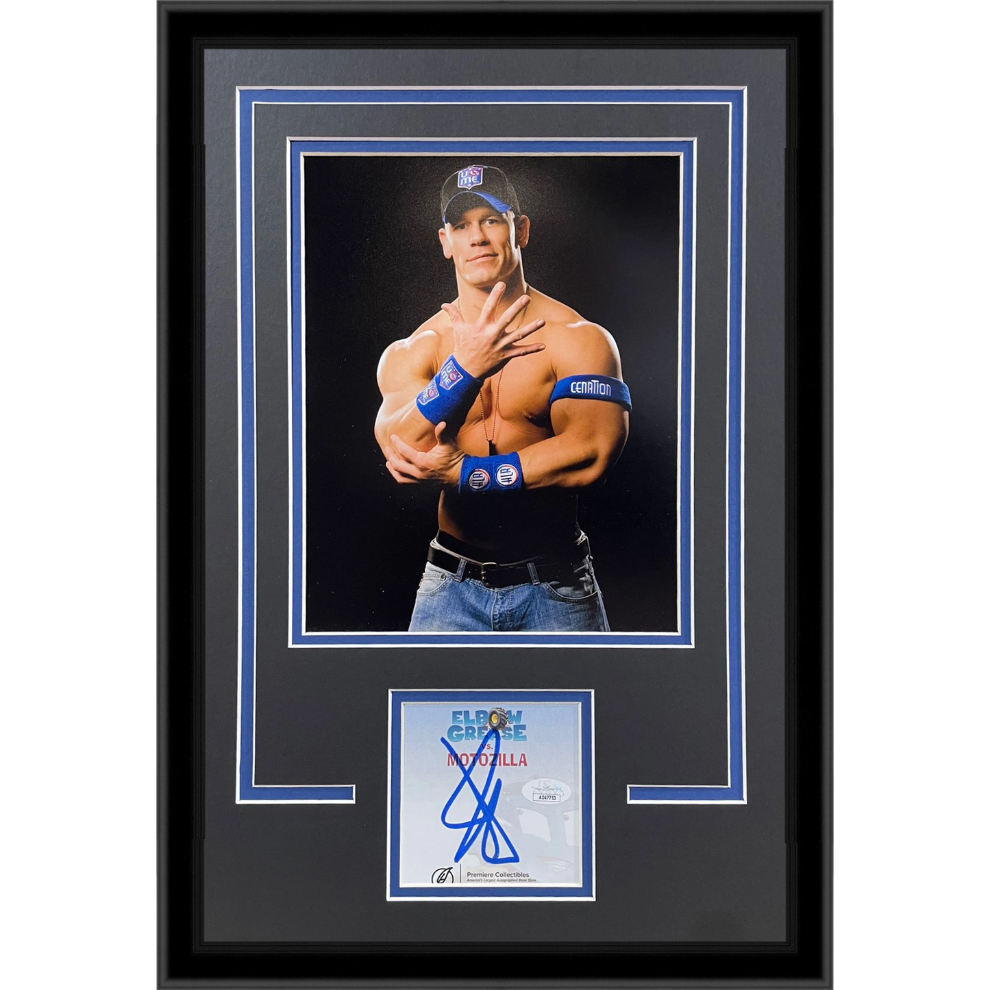 John Cena Autographed WWE Wrestling "Signature Series" Frame - JSA