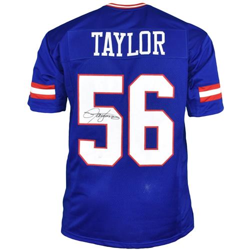 PRESALE - LAWRENCE TAYLOR AUTOGRAPHED NEW YORK GIANTS CUSTOM BLUE JERSEY