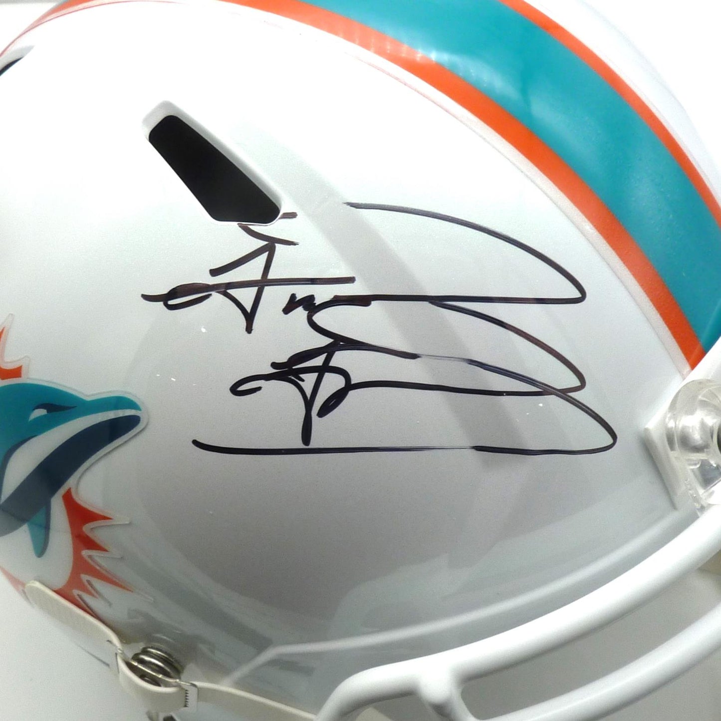 Tua Tagovailoa Autographed Miami Dolphins Deluxe Full-Size Replica Helmet - Fanatics