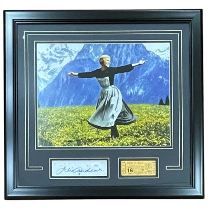 Julie Andrews Autographed The Sound of Music Deluxe Framed 11x14 Photo with Autograph - JSA