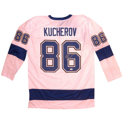 Nikita Kucherov Autographed Tampa Bay (White #86) Custom Jersey - JSA