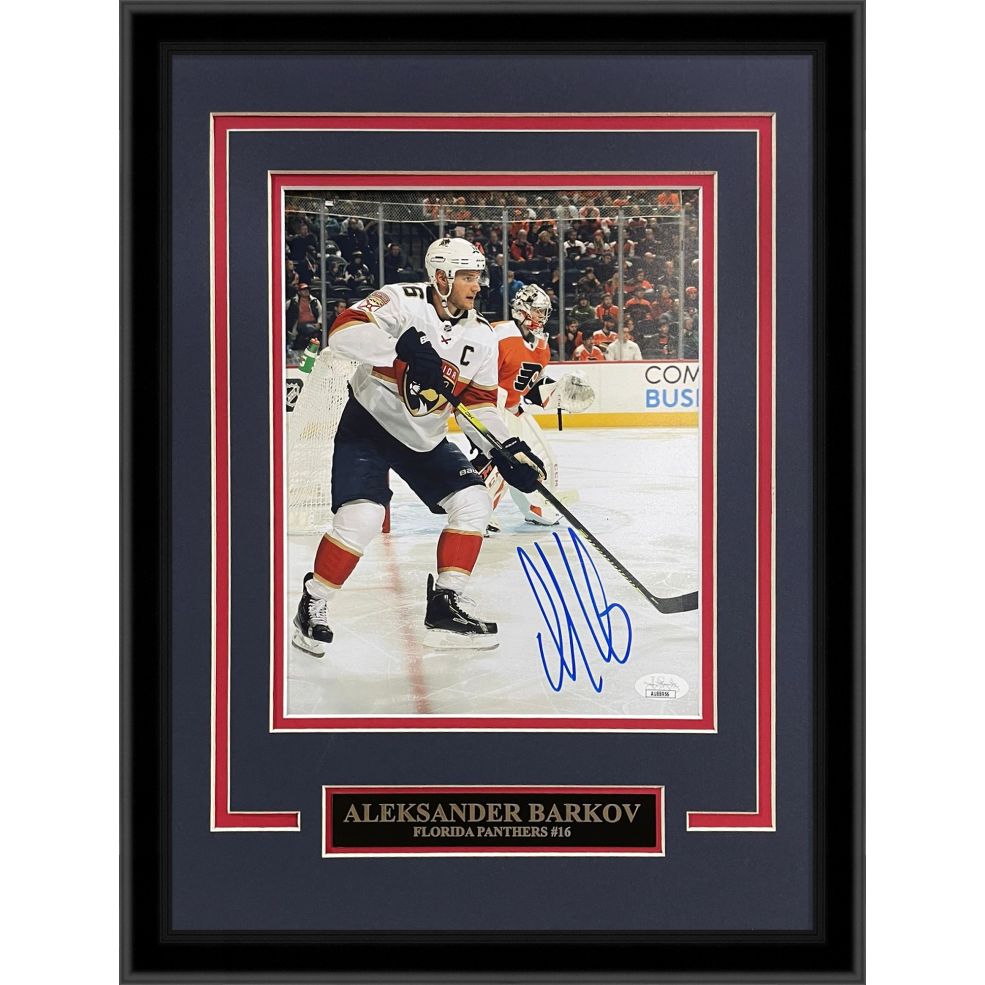 Aleksander Barkov Autographed Florida Panthers Deluxe Framed 8x10 Photo - JSA