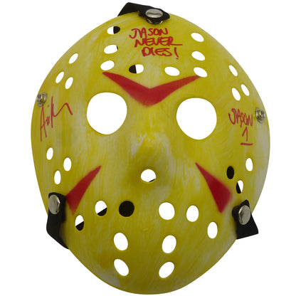 Ari Lehman Autographed 'Friday the 13th' Jason Mask w/ Inscription - Beckett