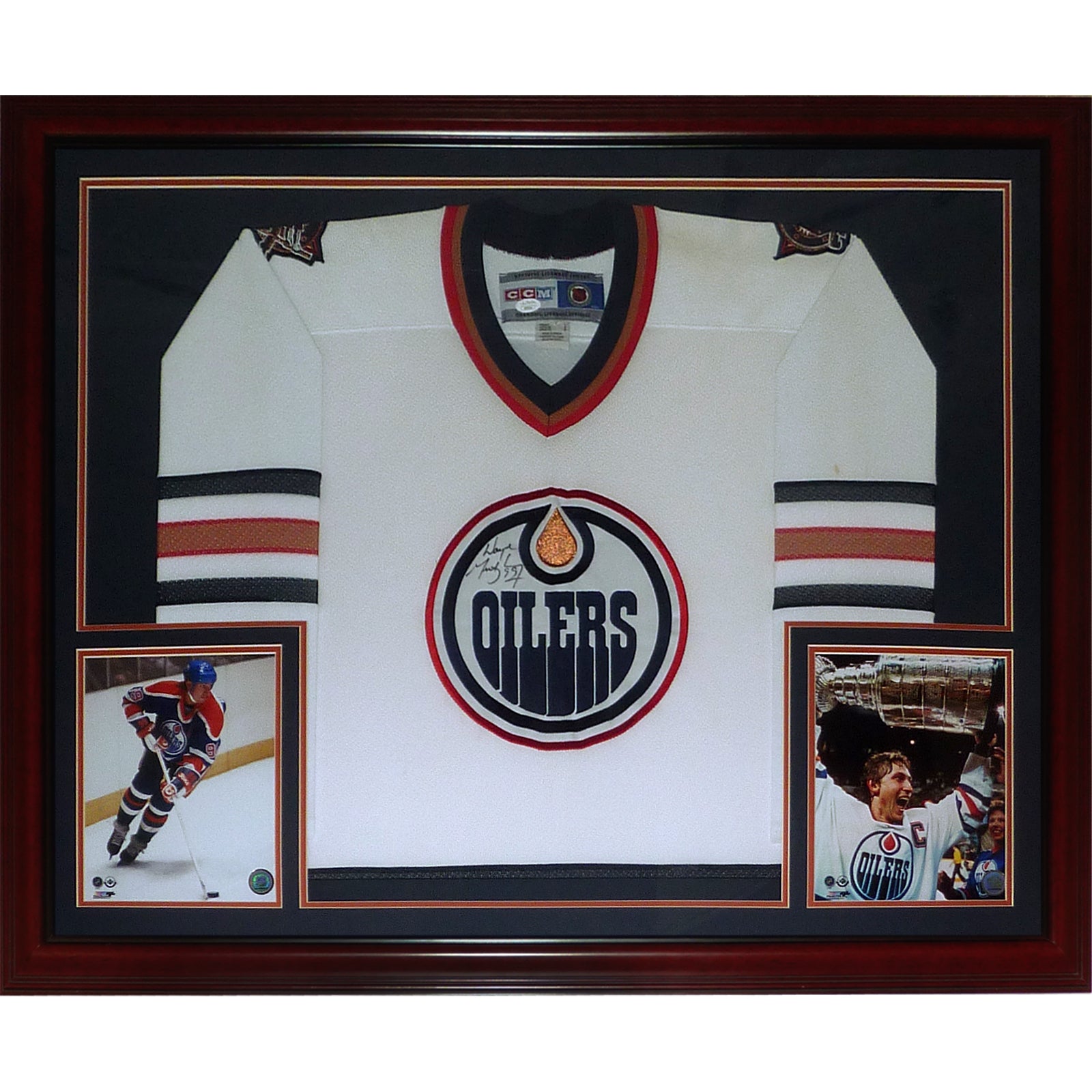 Wayne Gretzky Autographed Edmonton Oilers CCM Hockey Jersey - BAS LOA