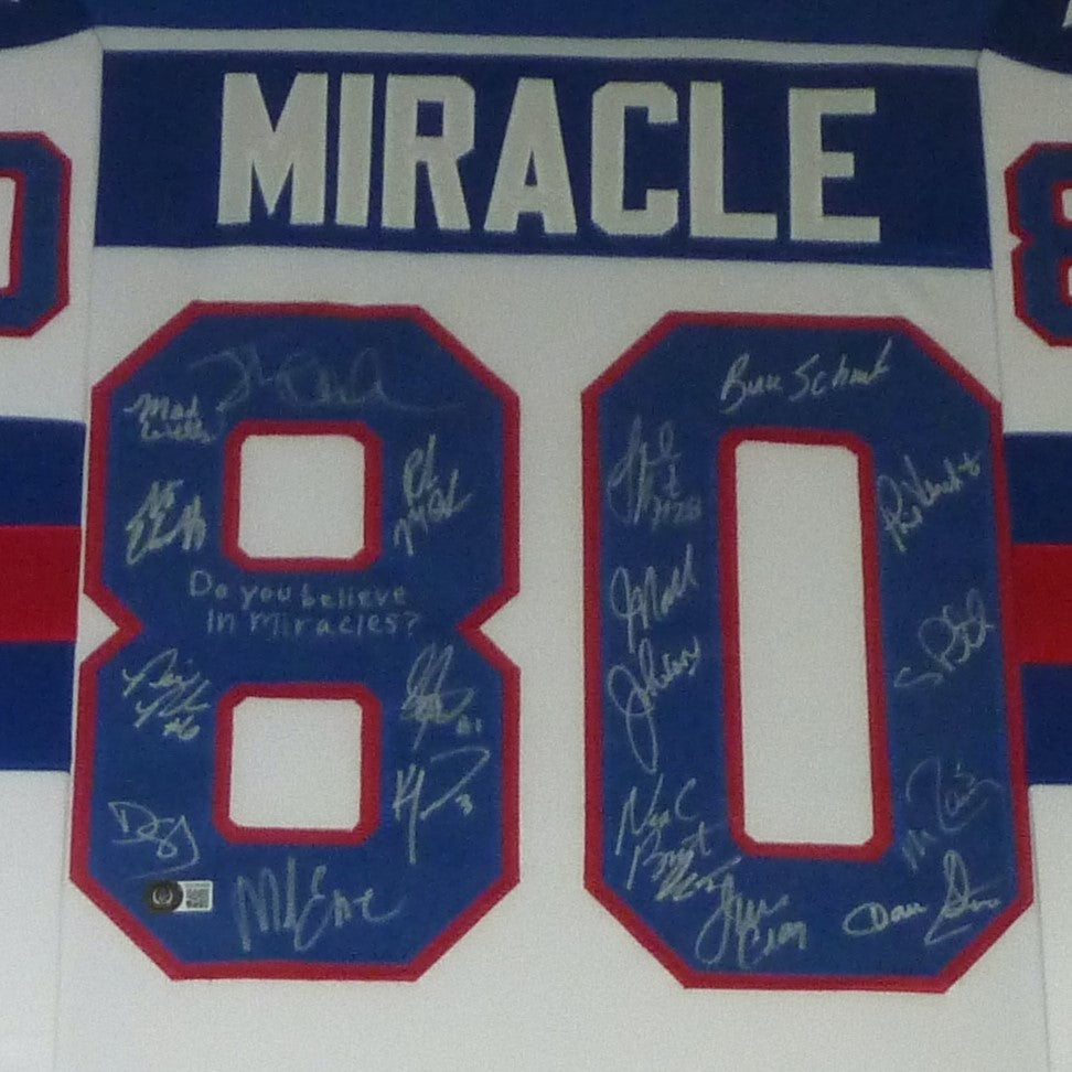 1980 Miracle On Ice Puck Set Autographed Hockey Puck