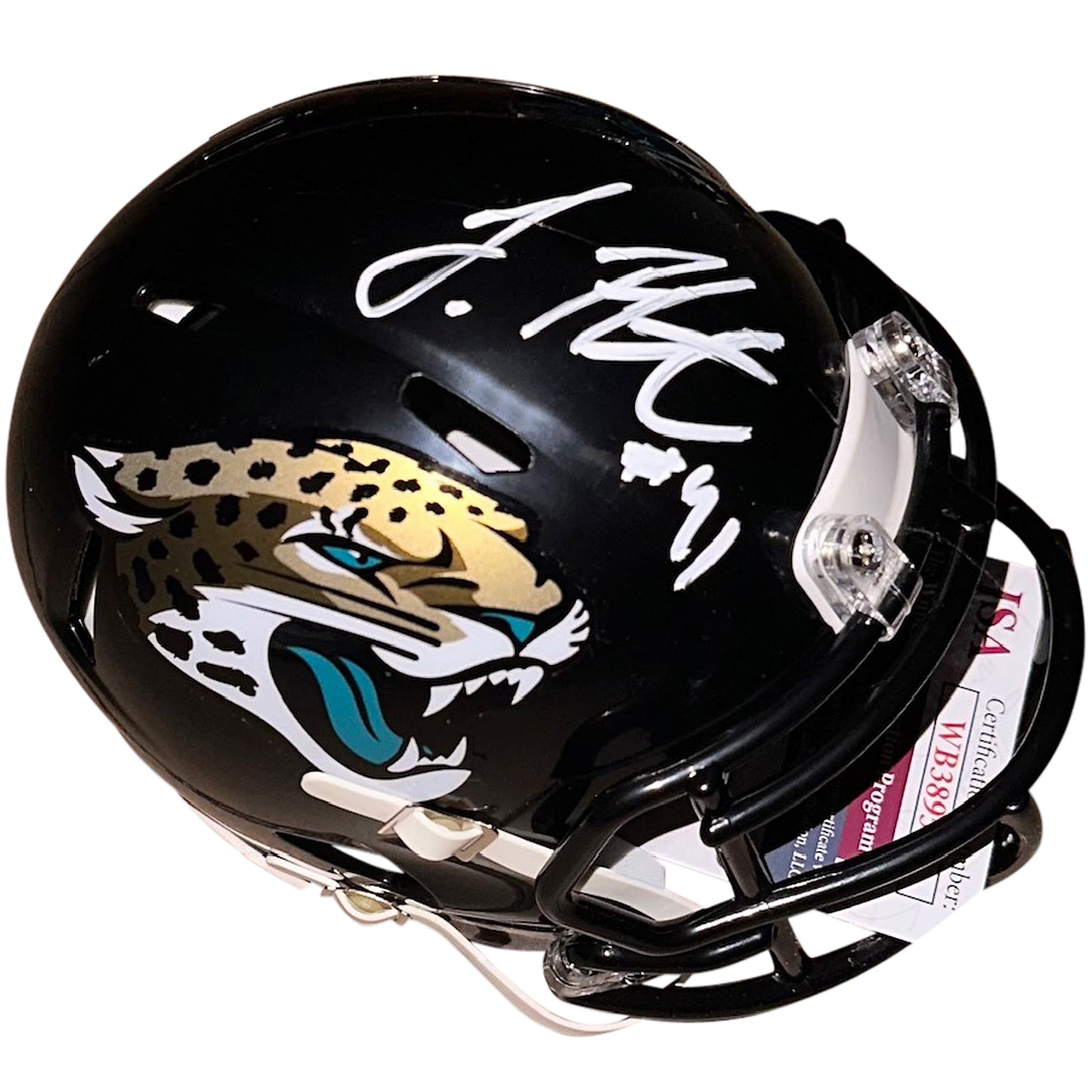 Josh Allen Autographed Jacksonville Jaguars Mini Helmet - JSA