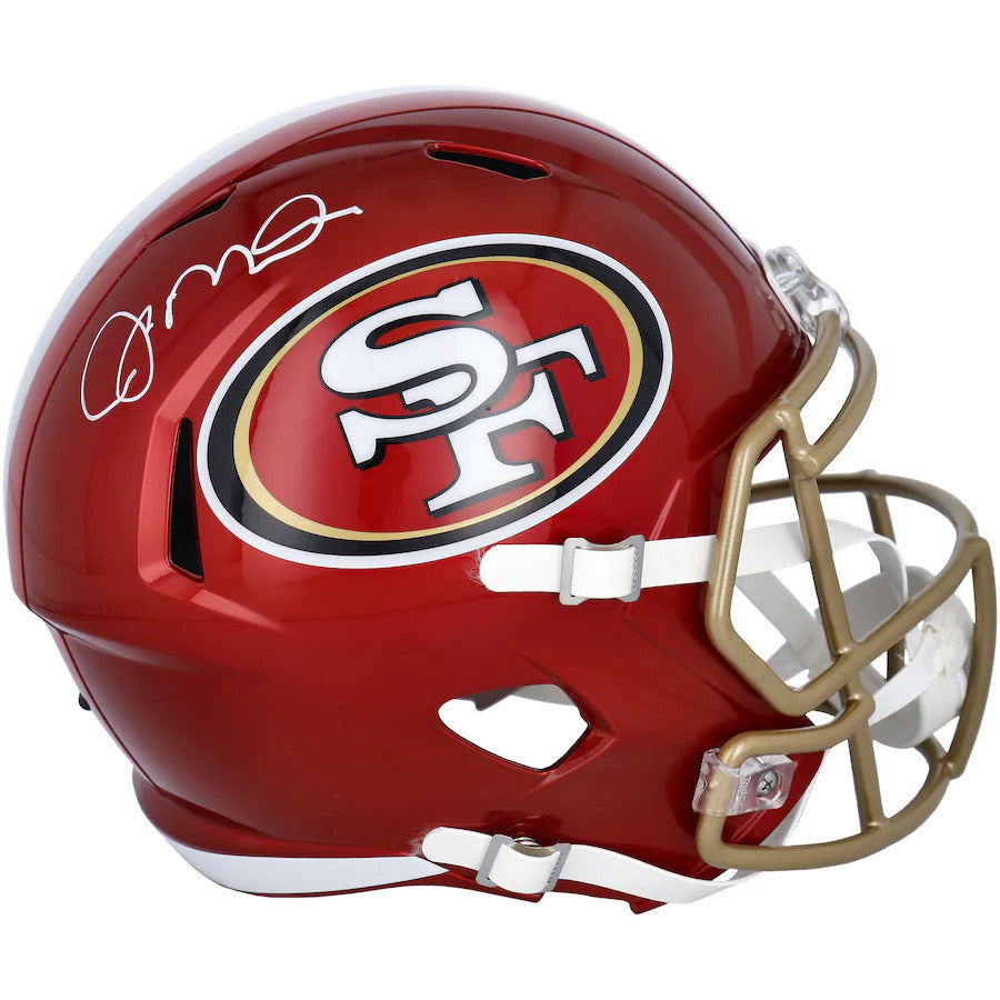 Joe Montana Autographed San Francisco 49ers (FLASH Alternate) Deluxe F ...