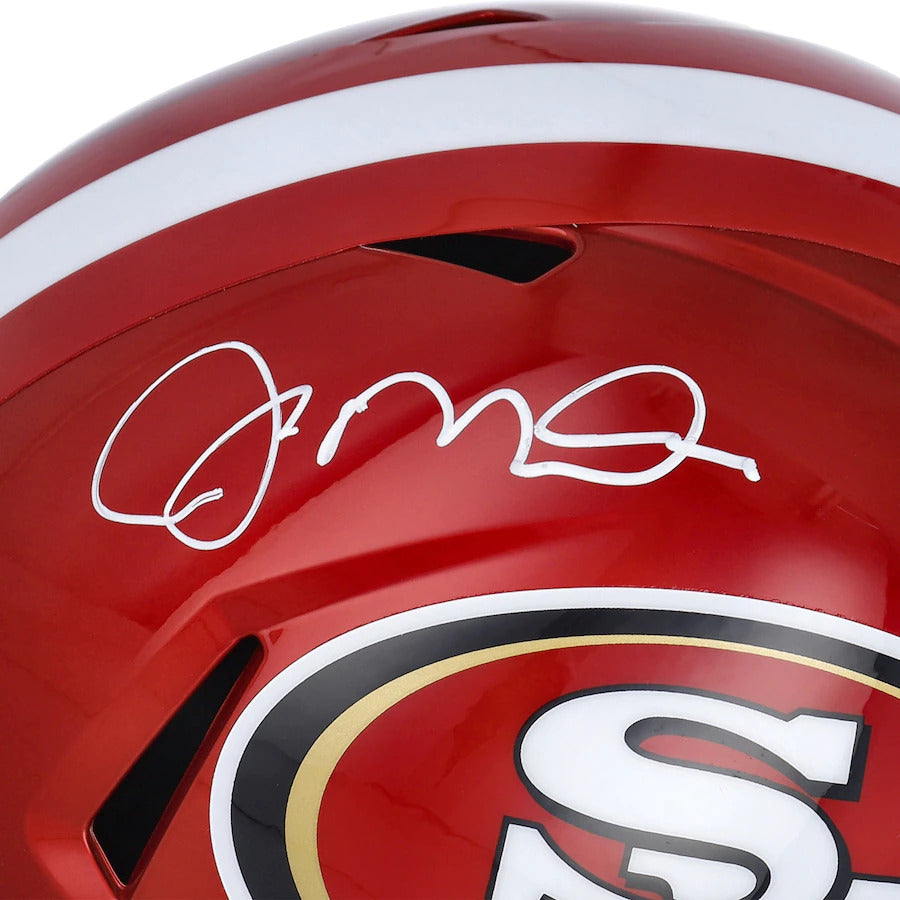 Joe Montana Autographed San Francisco 49ers (FLASH Alternate) Deluxe F ...