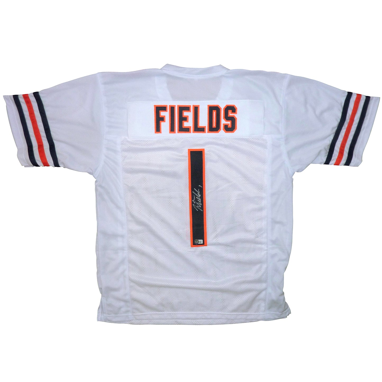 : Justin Fields Jersey #1 Chicago Custom Stitched Blue