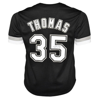 Chicago White Sox Frank Thomas Autographed Pro Style Grey Jersey JSA  Authenticated