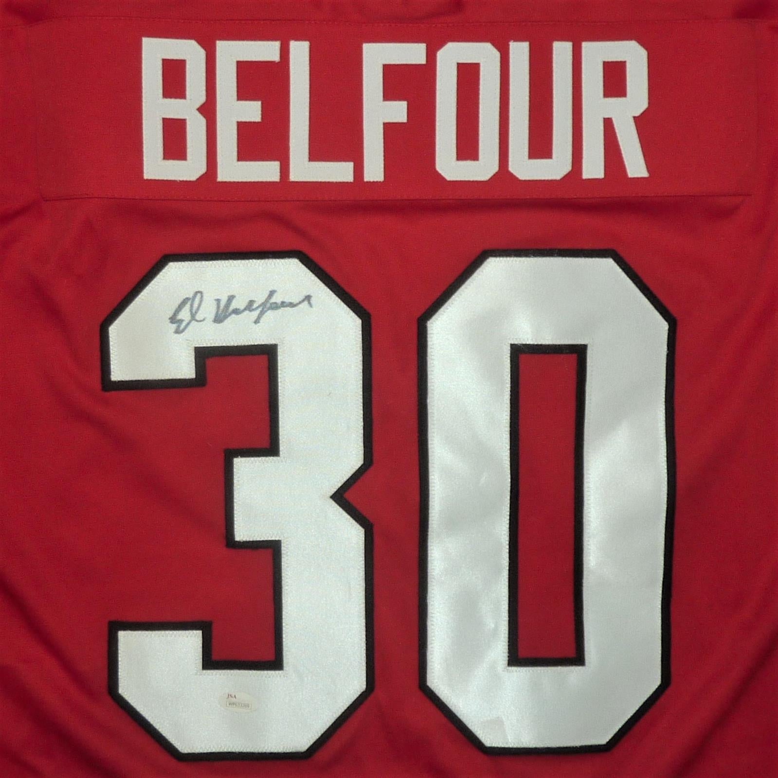 Authentic Men's ED Belfour Green Jersey - #30 Hockey Chicago