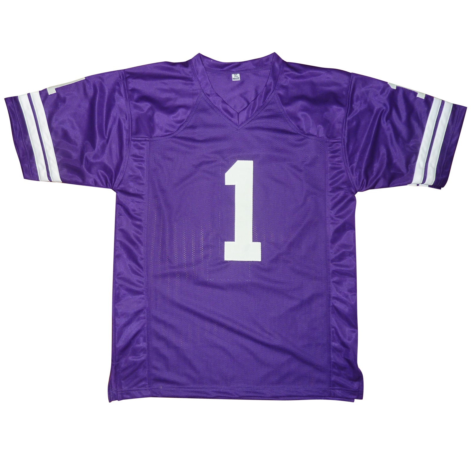 Warren Moon Autographed Washington Huskies (Purple #1) Custom Jersey - MCS