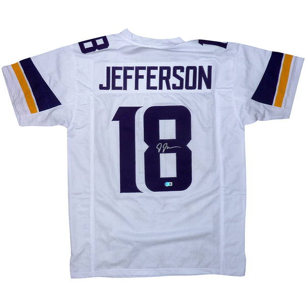 Autographed authentic store Justin Jefferson jersey COA JSA