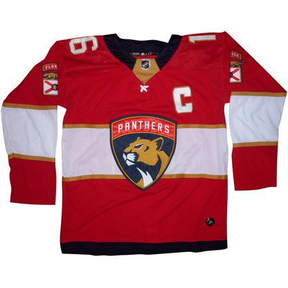 Aleksander Barkov Autographed Florida Panthers (Red #16) Adidas Hockey Jersey  JSA