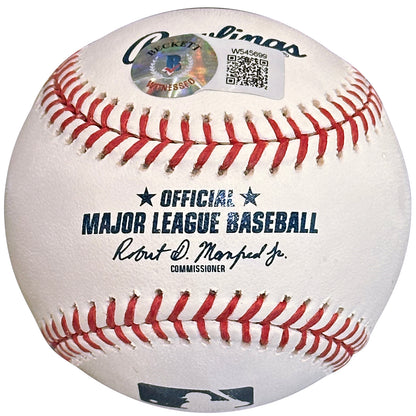 Randy Arozarena Autographed MLB Baseball w/ Randy Land - Beckett Witness