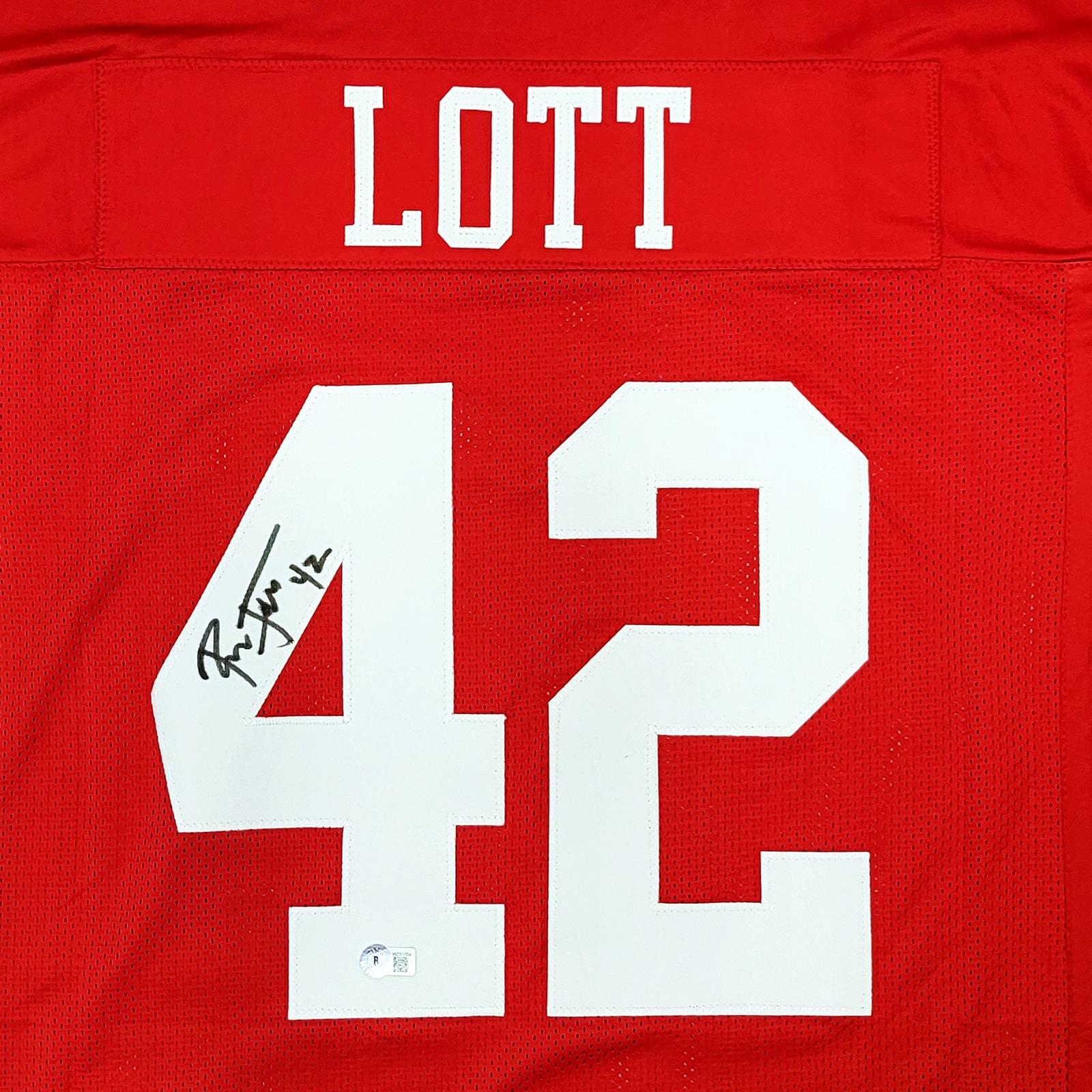 Ronnie lott 2024 jersey number