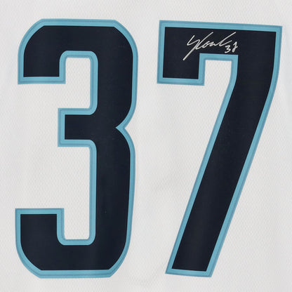 Yanni Gourde Autographed Seattle Kraken (White #37) Fanatics Hockey Jersey - Fanatics