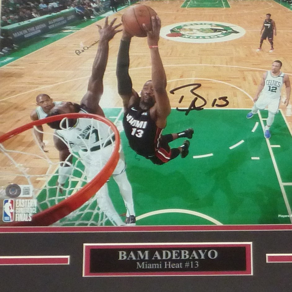 Autographed bam adebayo picture on sale