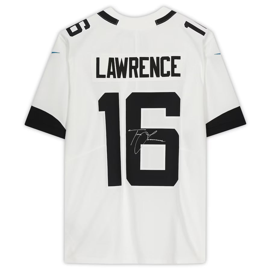 Trevor Lawrence Autographed Jacksonville Jaguars (White #16) Nike Jersey Fanatics