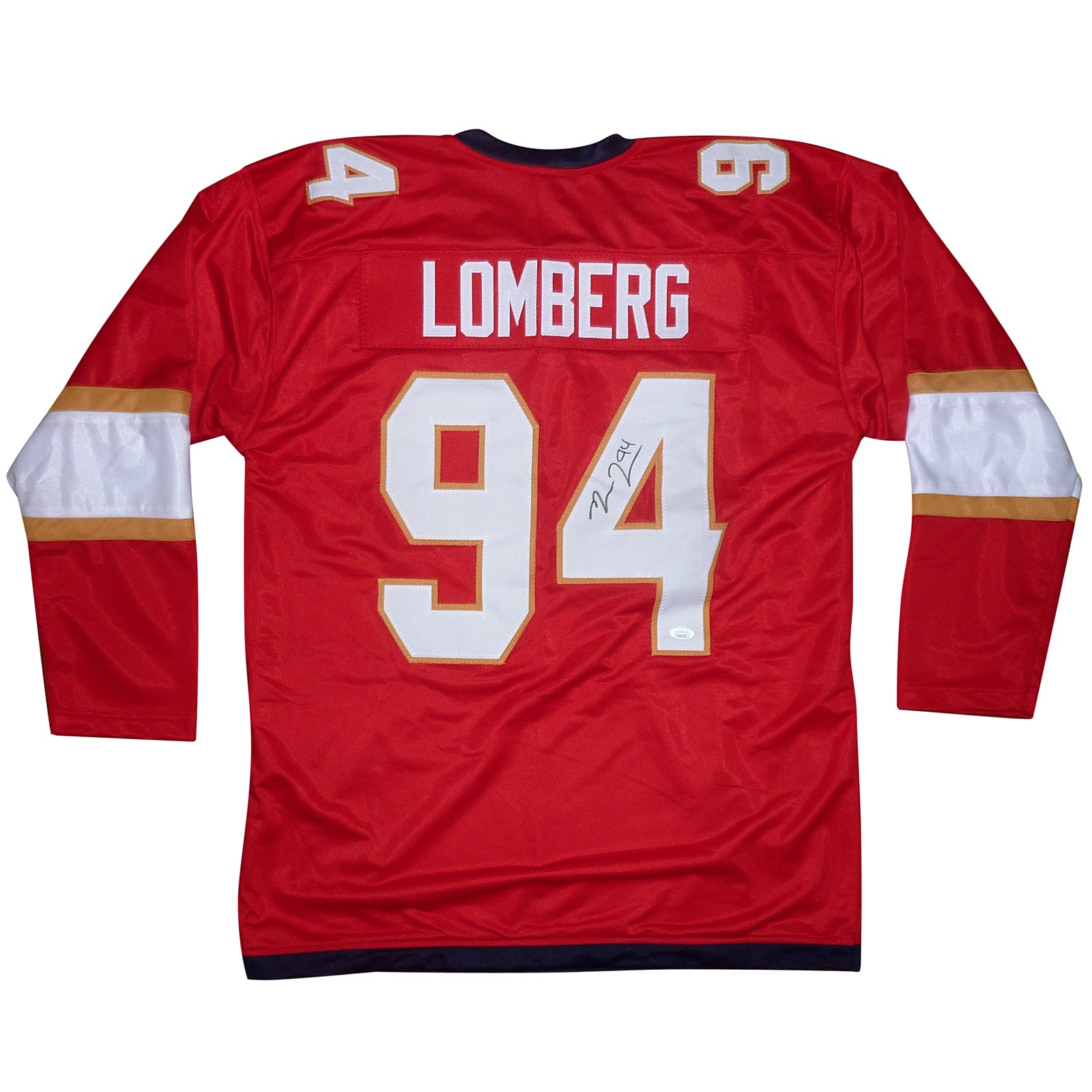 Ryan Lomberg Autographed Florida (Red #94) Custom Hockey Jersey - JSA