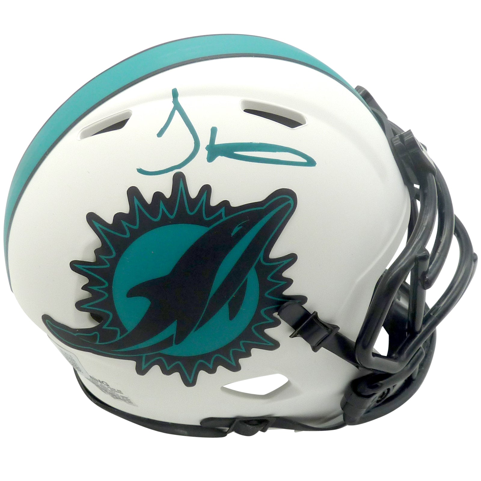 Tyreek Hill Autographed Miami Dolphins (LUNAR ECLIPSE Alternate) Mini Helmet - Beckett