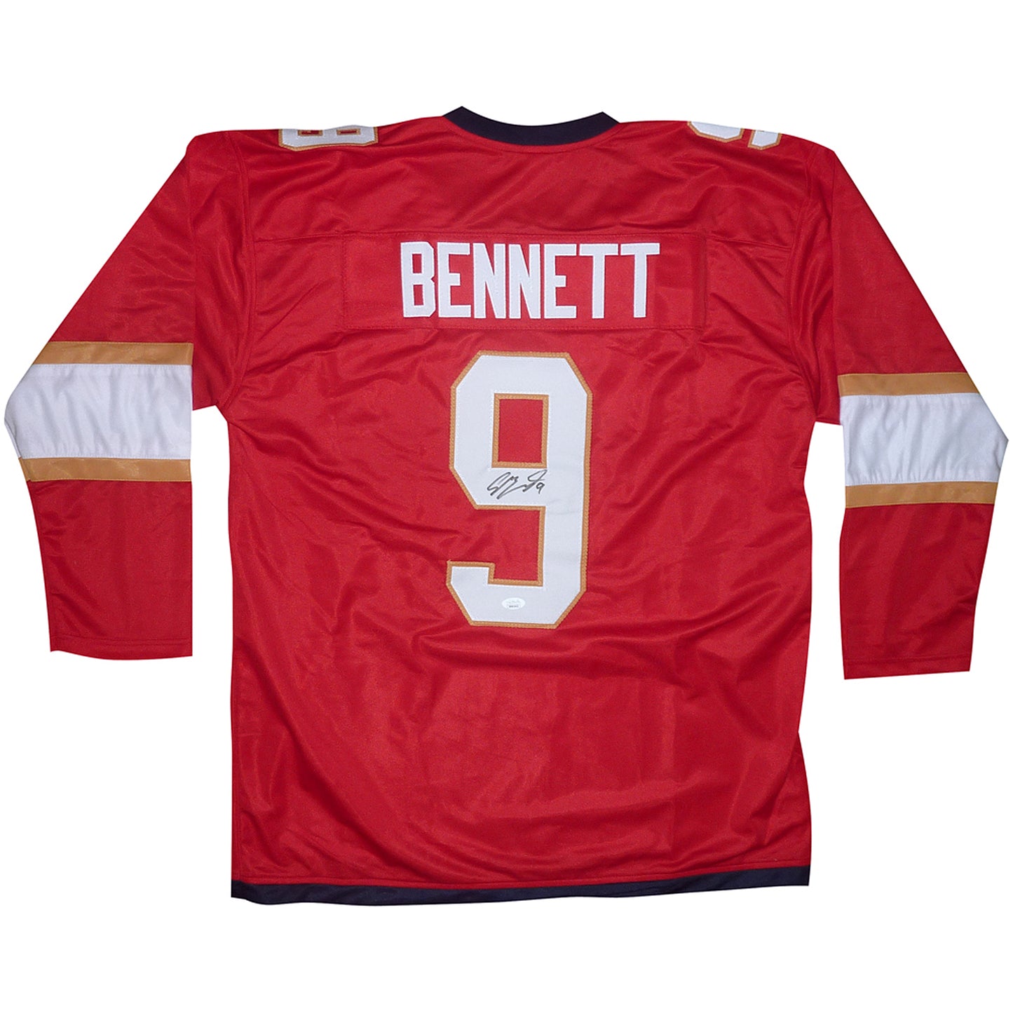 Sam Bennett Autographed Florida (Red #9) Custom Hockey Jersey - JSA