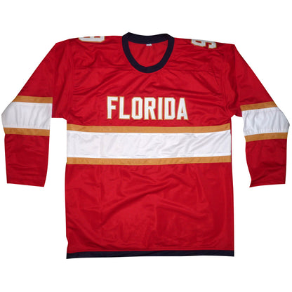 Sam Bennett Autographed Florida (Red #9) Custom Hockey Jersey - JSA