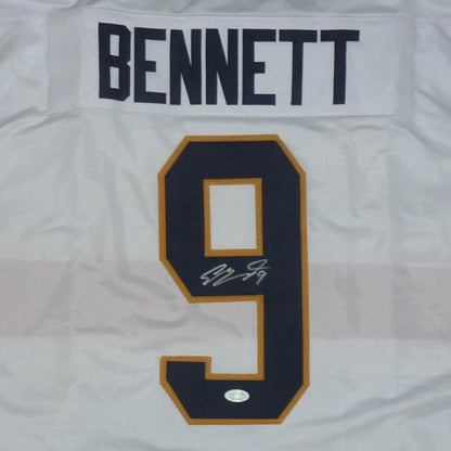 Sam Bennett Autographed Florida (White #9) Custom Hockey Jersey - JSA