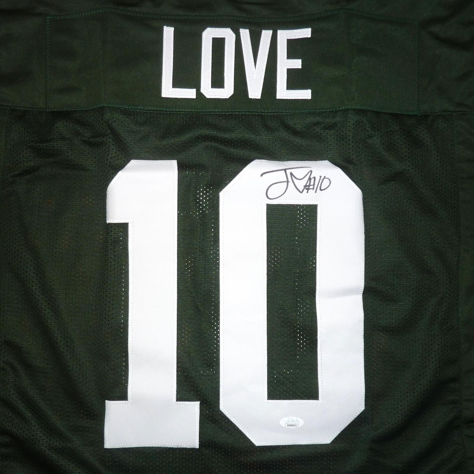 2024 Jordan Love Autographed Jersey JSA certified