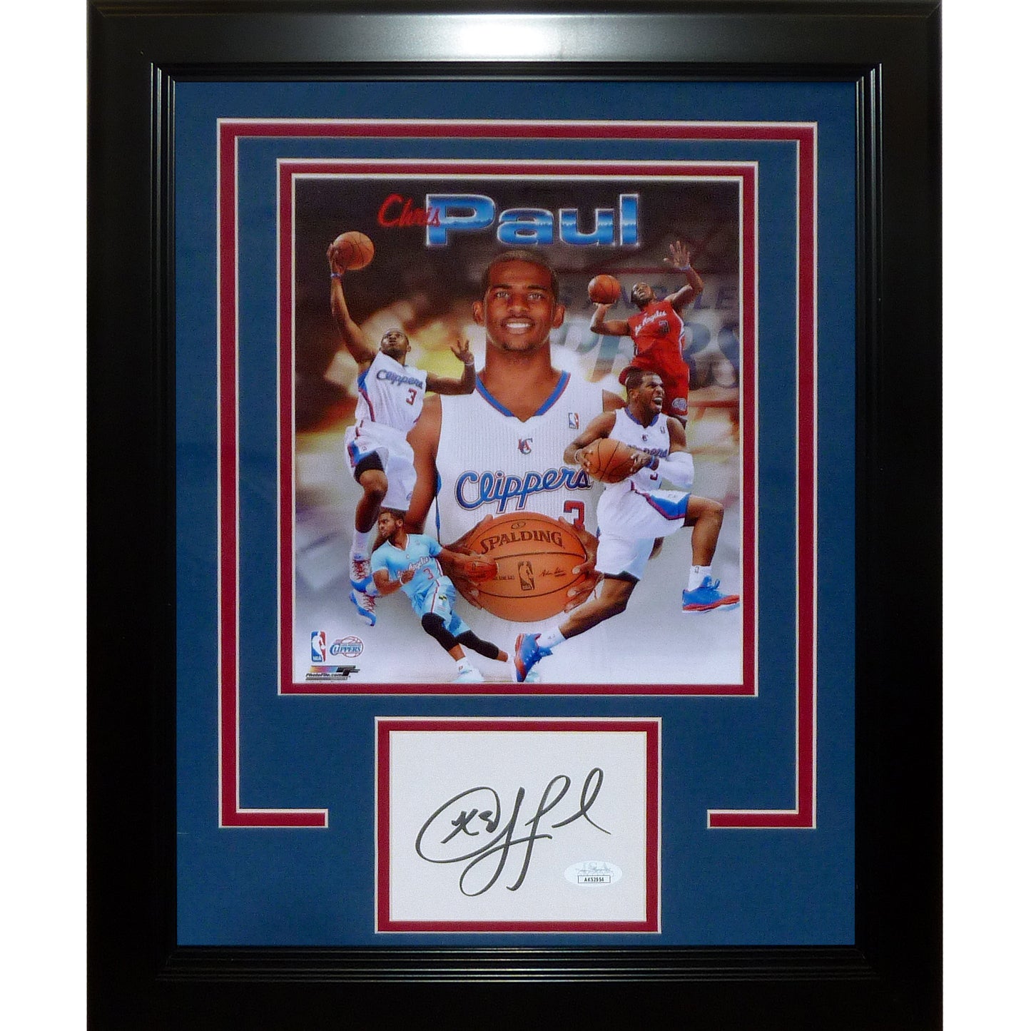 Chris Paul Autographed Los Angeles Clippers "Signature Series" Frame - JSA