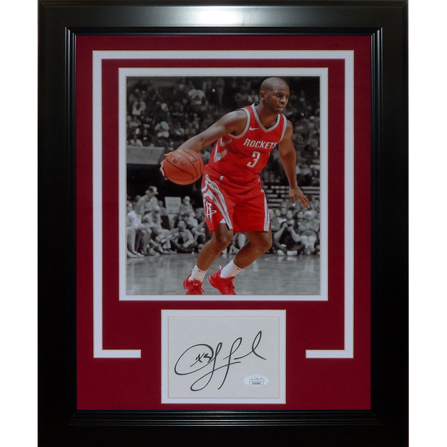 Chris Paul Autographed Houston Rockets "Signature Series" Frame - JSA