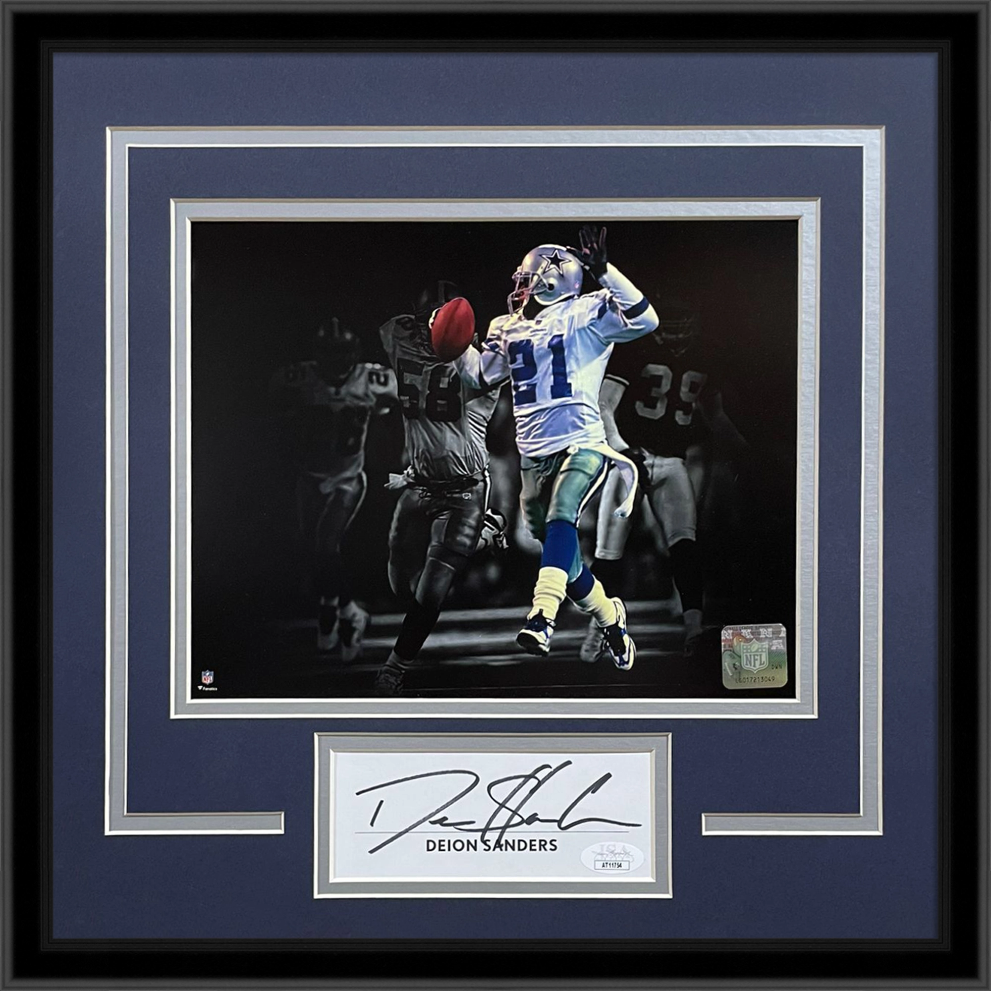 Deion Sanders Autographed Dallas Cowboys 