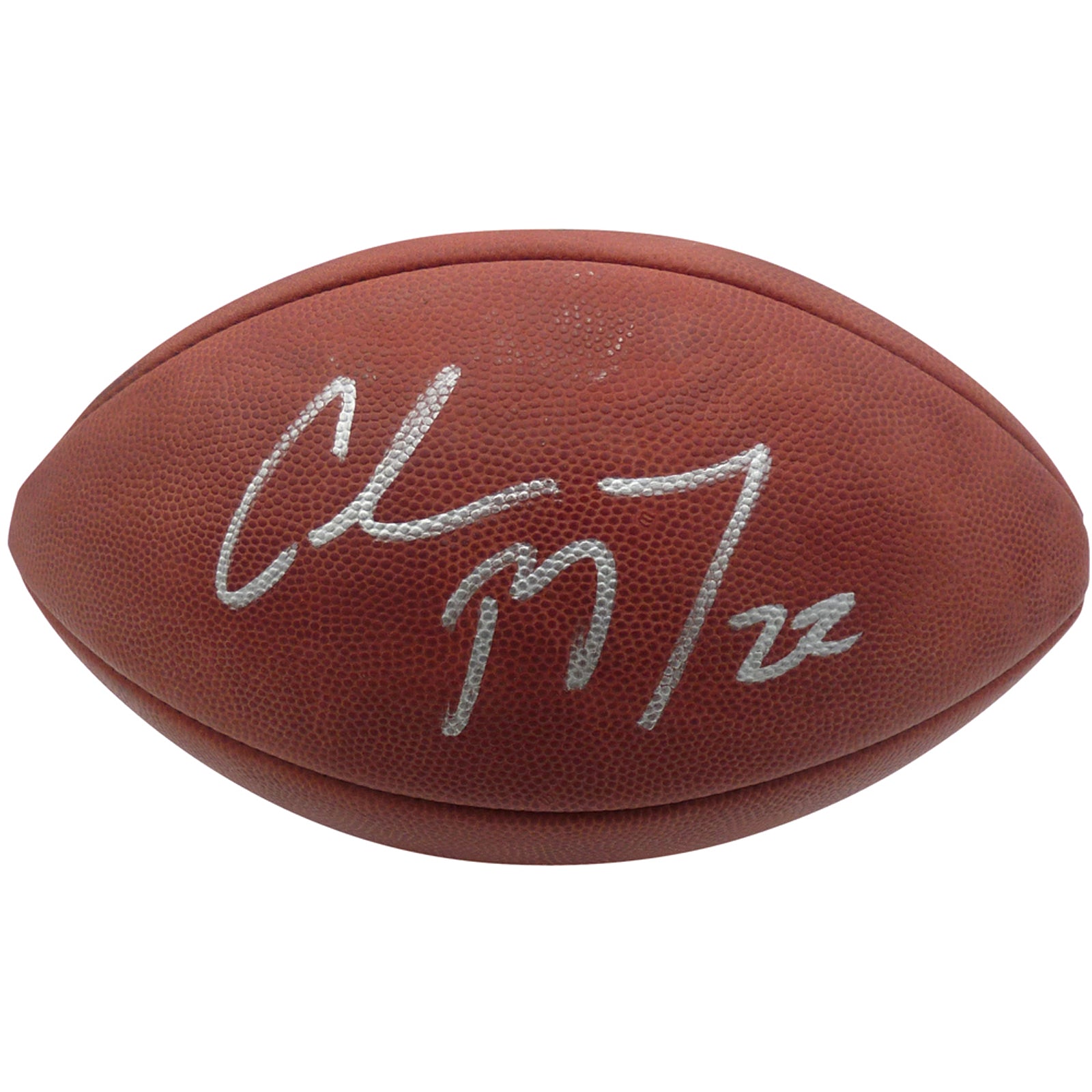 Christian McCaffrey Autographed Official NFL Game Football - JSA