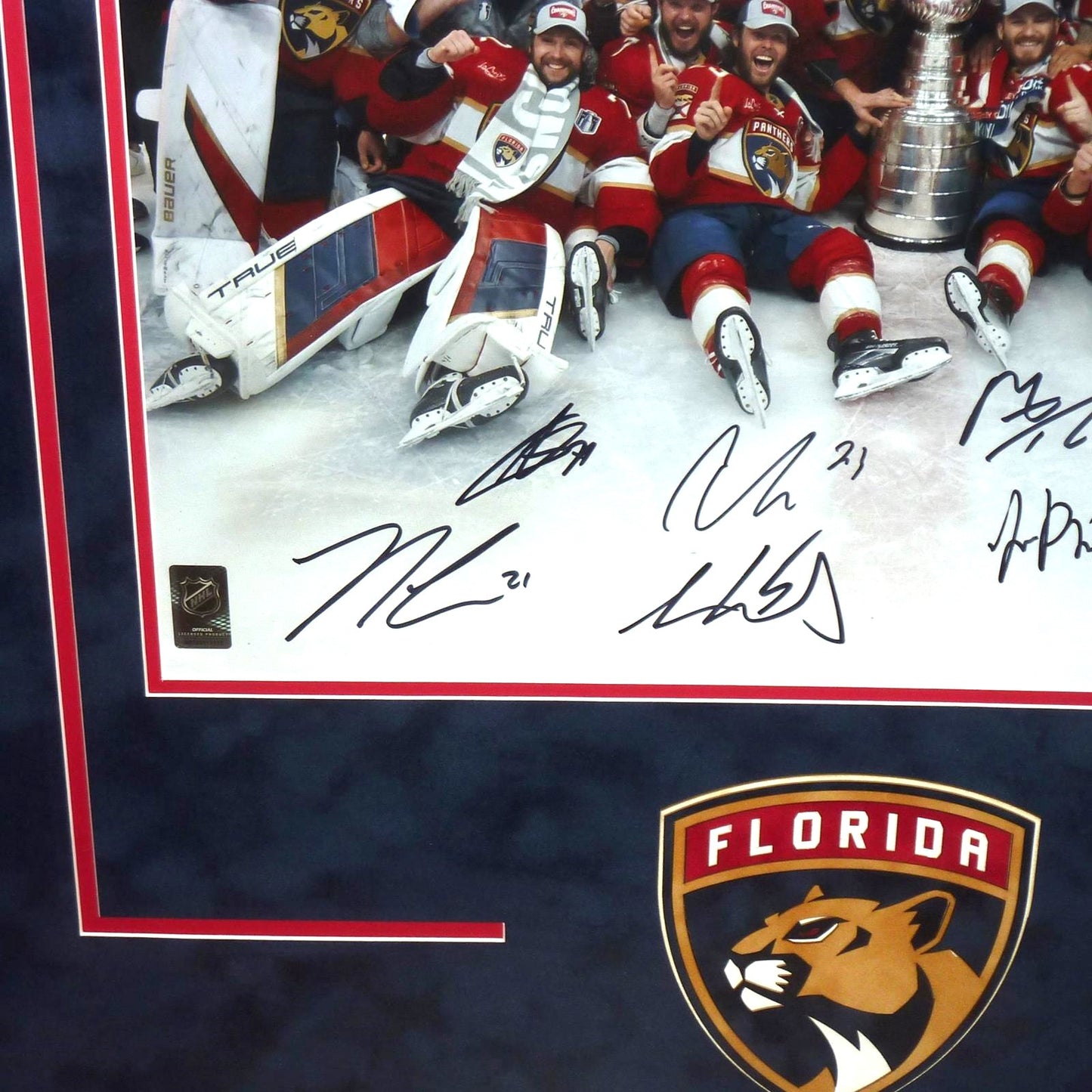 Florida Panthers 2024 Stanley Cup Champions 16"x20" Team Photograph with Multiple Signatures - Limited Edition of 200