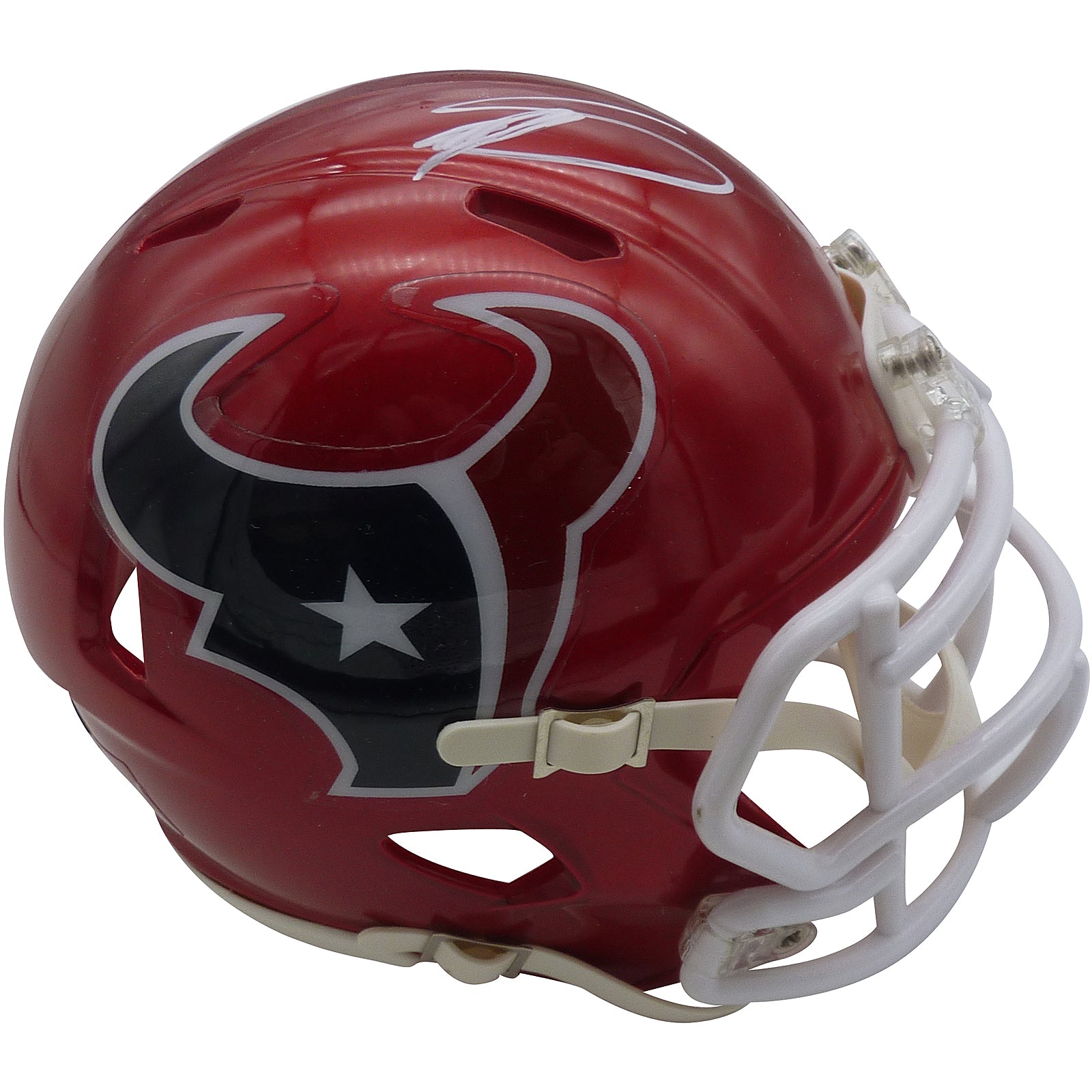 Stefon Diggs Autographed Houston Texans (FLASH Alternate) Mini Helmet - Beckett