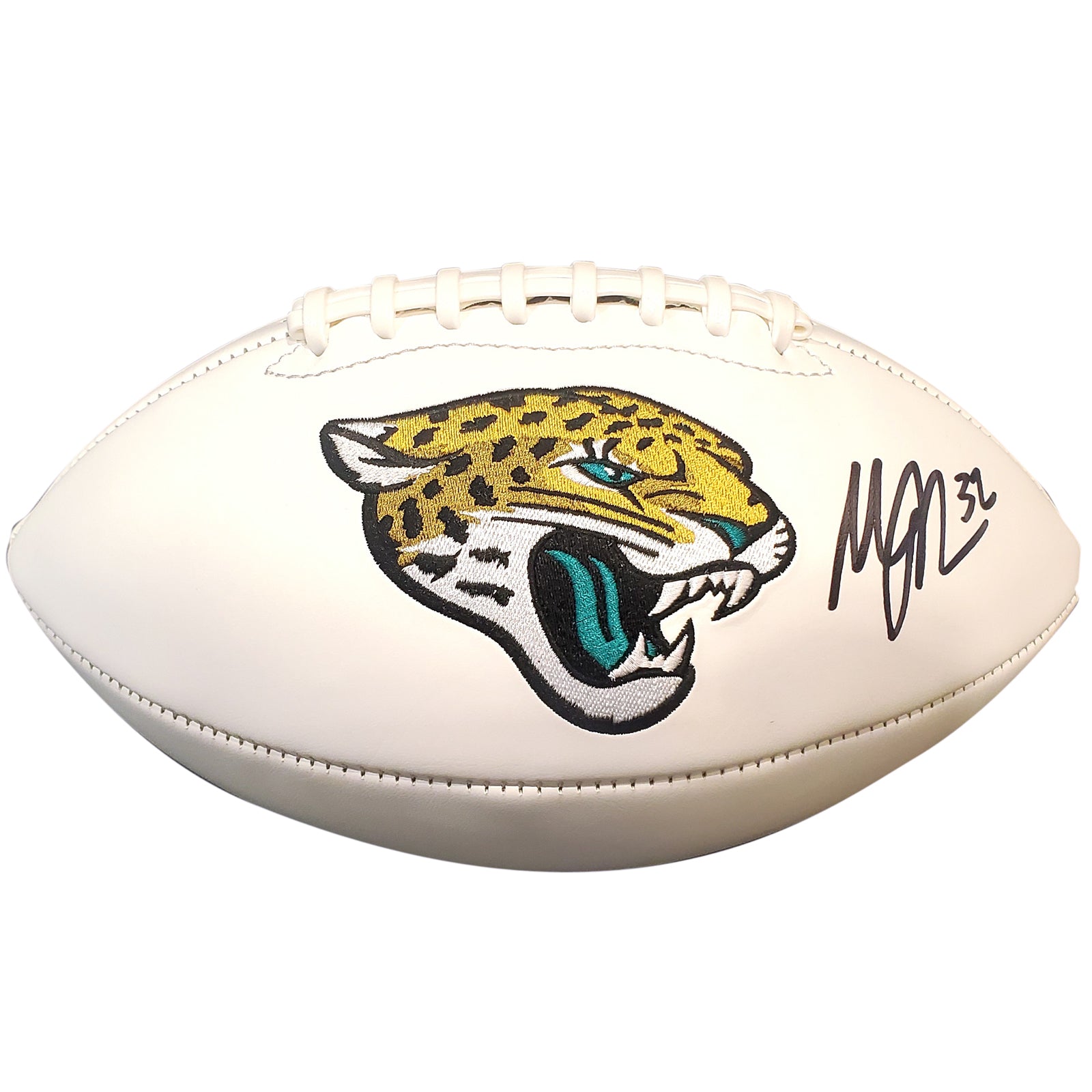 Maurice Jones-Drew Autographed Jacksonville Jaguars Logo Football - Beckett