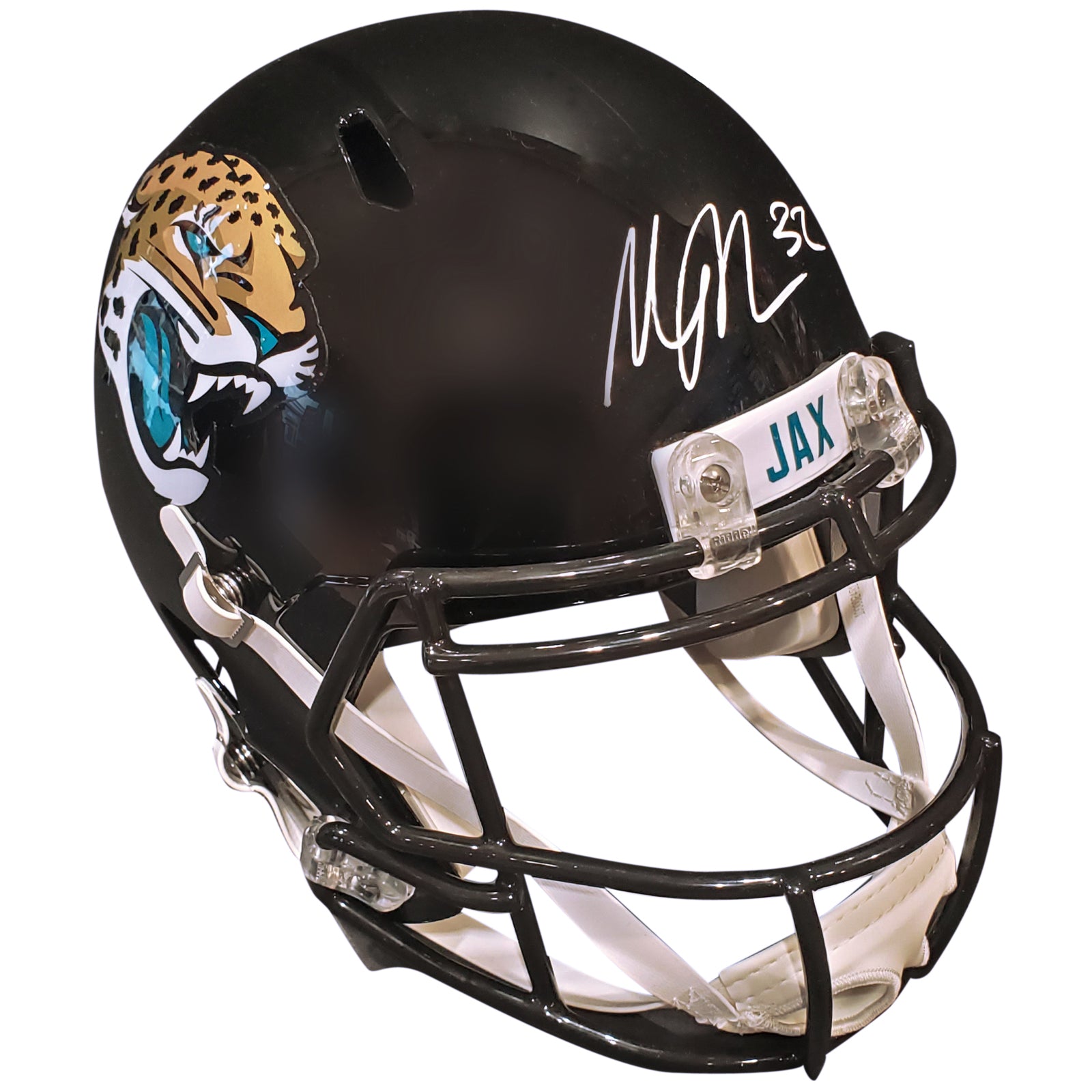 Maurice Jones-Drew Autographed Jacksonville Jaguars Deluxe Full-Size Replica Helmet - Beckett