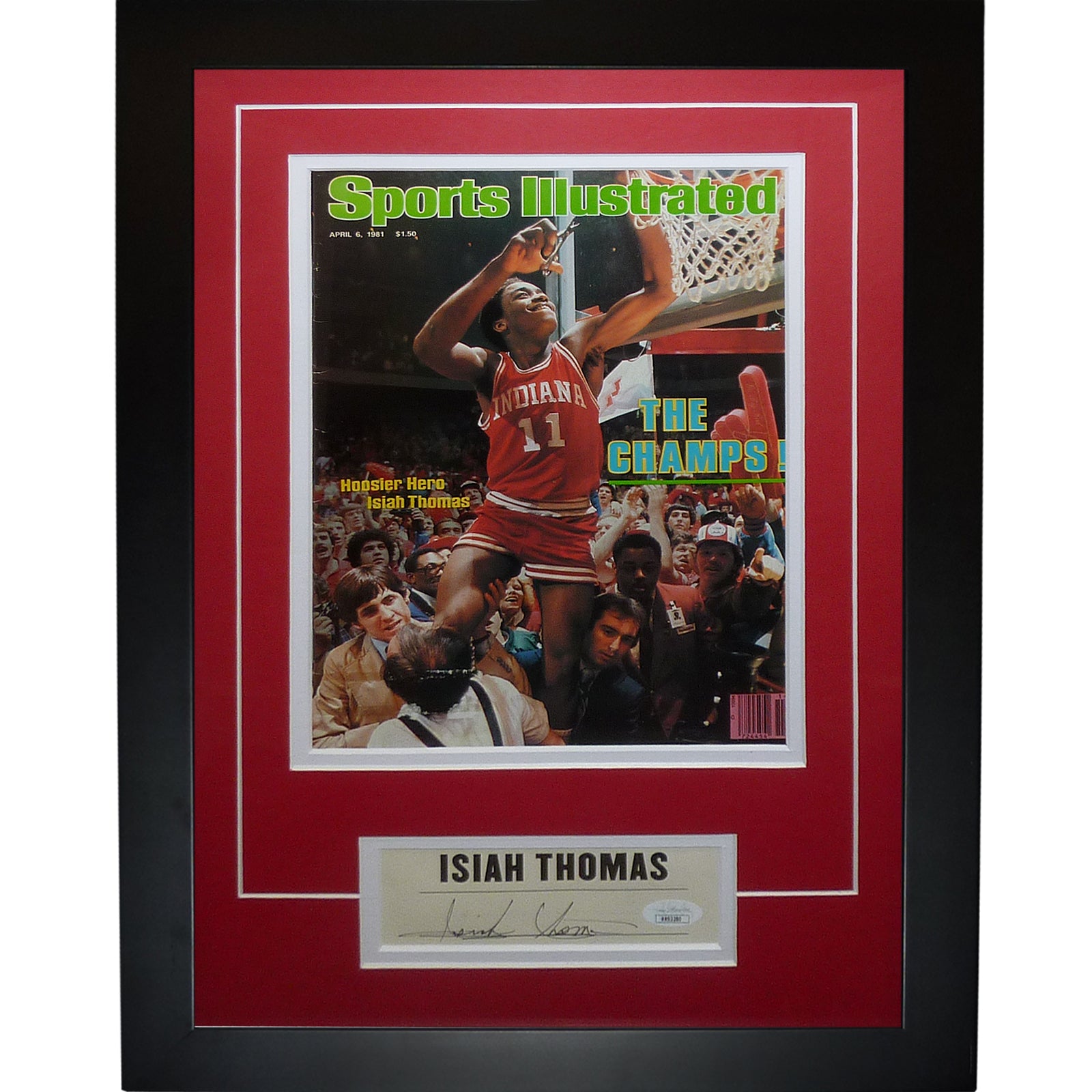 Isiah Thomas Autographed Indiana Hoosiers 