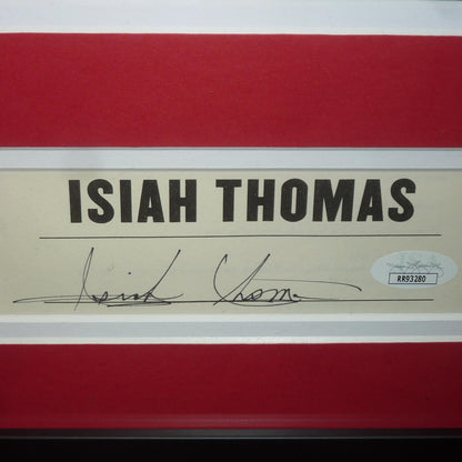 Isiah Thomas Autographed Indiana Hoosiers "Signature Series" Frame - JSA